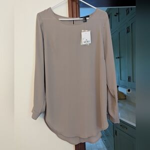NWT - Forever 21 - Elegant Taupe Blouse